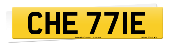 Registration number CHE 771E